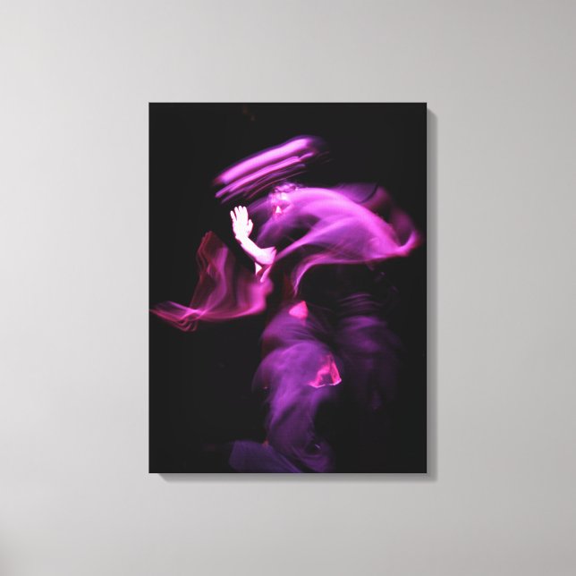 Dance 1-andan som vågfotografi Canvas (Framsida)