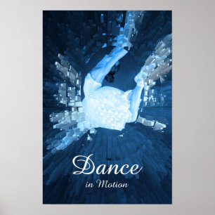 Dance abstrakt poster