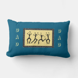 Dance African Art Fantastisk Party Lumbarkudde