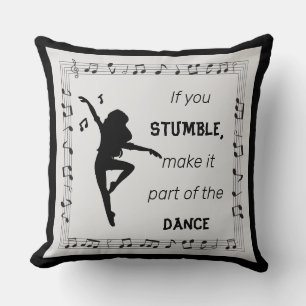 Dance Älskare Music Älskare inspirational Life Quo Kudde