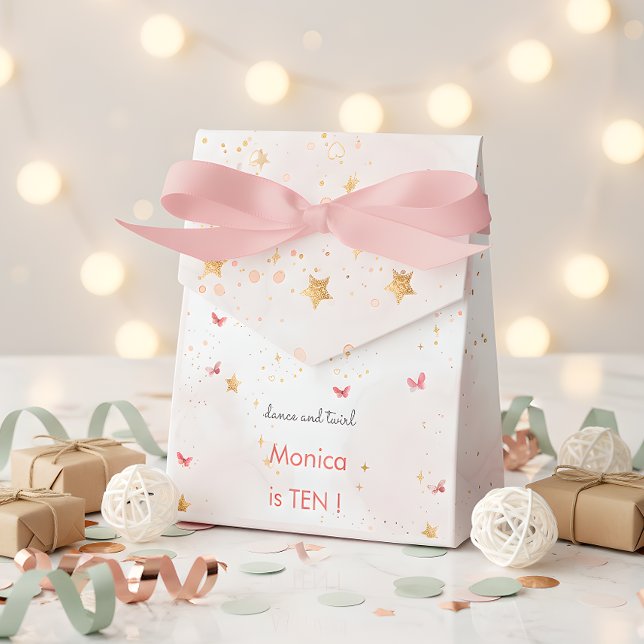 Dance and twirl söt ballerina ballet-barnfödelseda presentaskar (Skapare uppladdad)