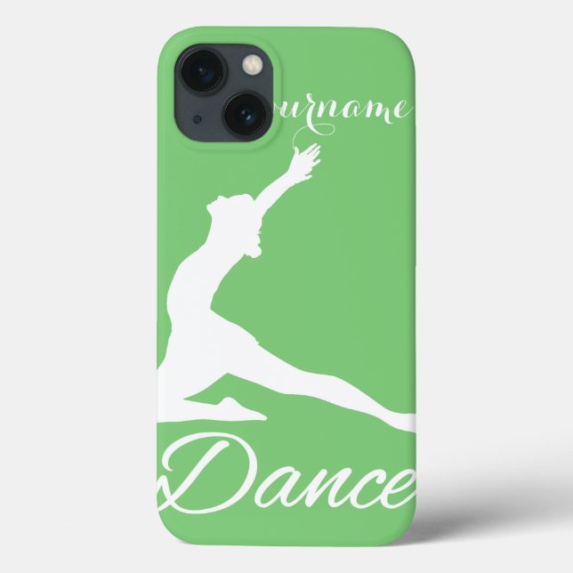 DANCE anpassningsbar monogram och färg fodral (Baksida)