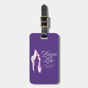 Dance är Life Bagagebricka