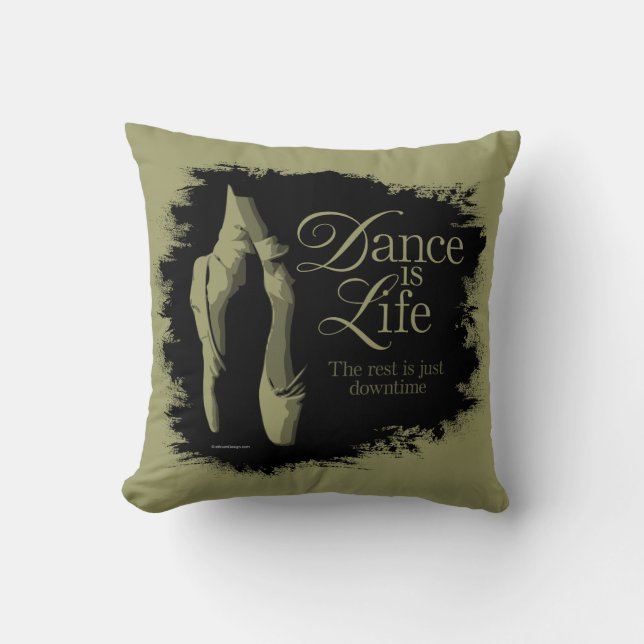 Dance är Life Dekorativ kudde (Framsida)