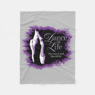 Dance är Life Fleecefilt