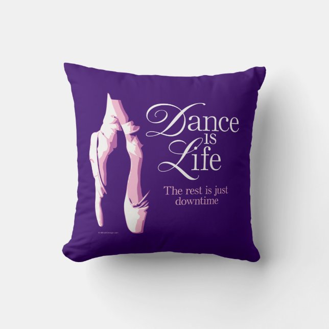 Dance är Life Kudde (Framsida)