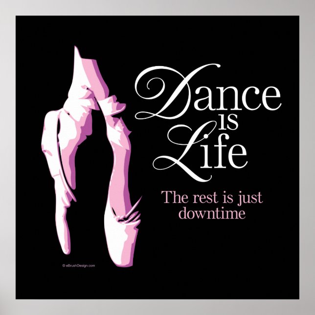 Dance är Life Poster (Framsidan)