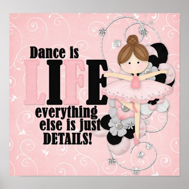 Dance är Life Poster (Framsidan)