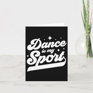Dance är min idrottsdansare som dansar kvinnor Man Kort