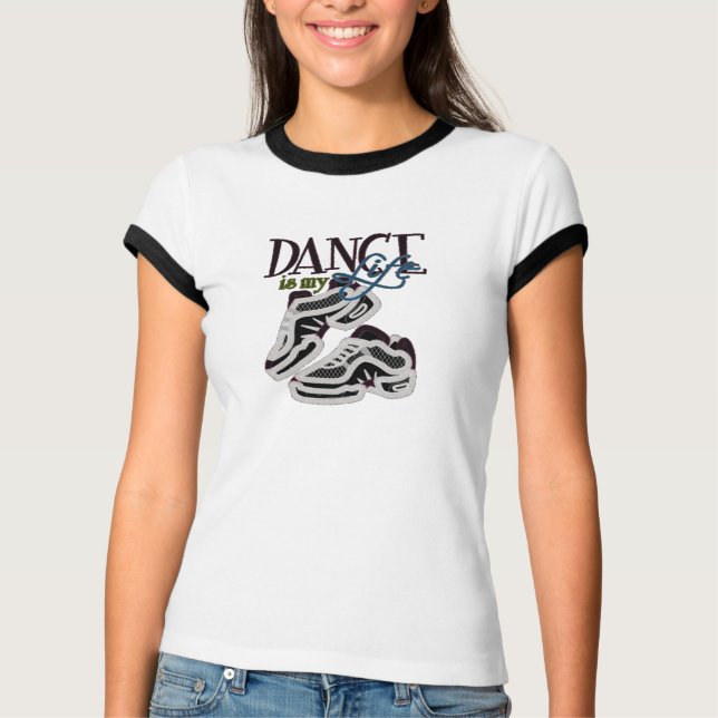 Dance är mitt liv T-Shirt (Framsida)