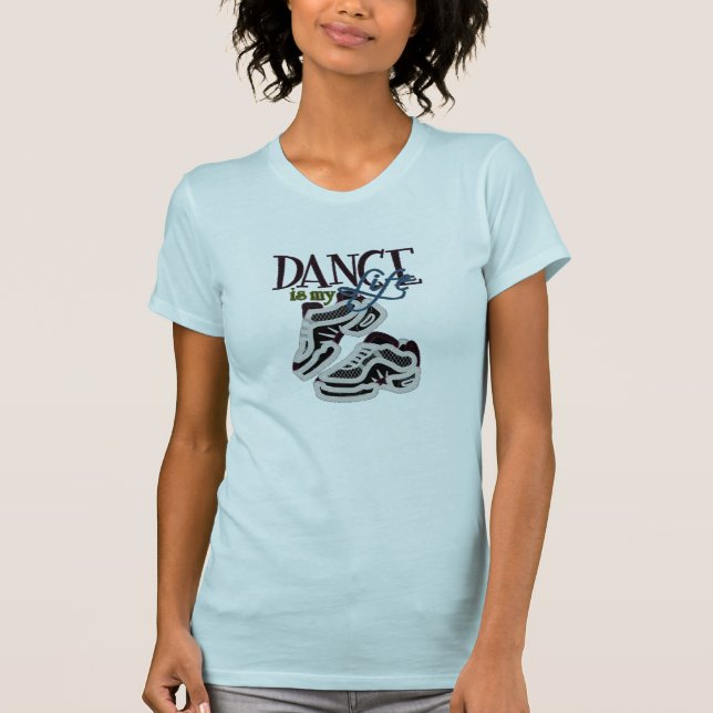 Dance är mitt liv T-Shirt (Framsida)