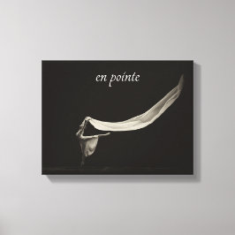 Dance Art Ballet en pointe Dancer Canvastryck