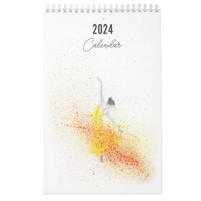 Dance Art Calendar 2024 Kalender (Omslag)