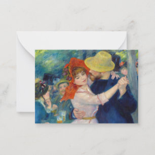 Dance at Bougival, 1883 of Pierre-Auguste Renoir Anteckningskort