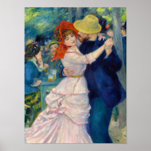 Dance at Bougival, 1883 of Pierre-Auguste Renoir Poster