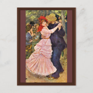 Dance at Bougival av Pierre-Auguste Renoir Vykort