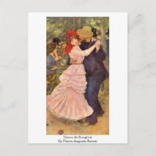 Dance at Bougival av Pierre-Auguste Renoir Vykort