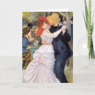 Dance at Bougival - Renoir Impressionist Painting Kort
