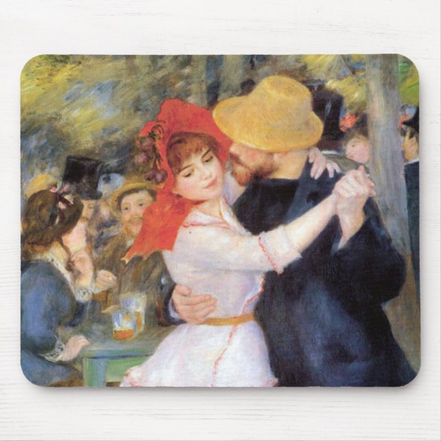 Dance at Bougival - Renoir Impressionist Painting Musmatta (Framsidan)