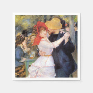 Dance at Bougival - Renoir Impressionist Painting Pappersservett
