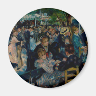 Dance at Le Moulin de la Galette - Auguste Renoir Magnet