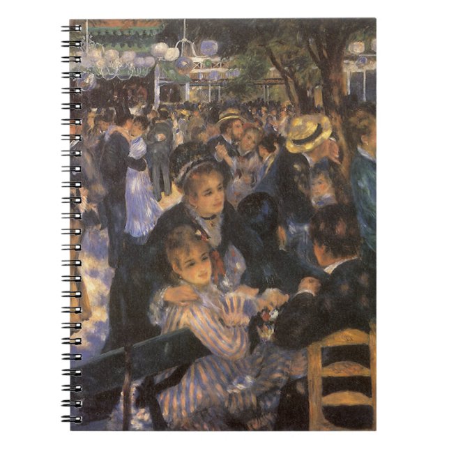 Dance at Le Moulin de la Galette av Pierre Renoir Anteckningsbok (Framsidan)