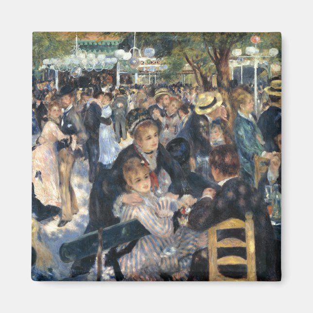 Dance at Le moulin de la Galette, Renoir Magnet (Framsidan)