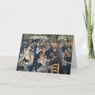 Dance at Le Moulin de la Galette - Renoir Painting Kort