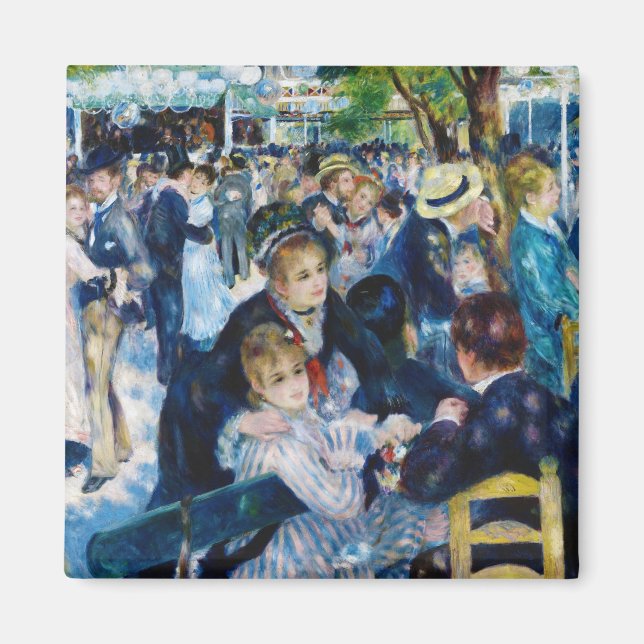 Dance at Moulin de la Galette Auguste Renoir Magnet (Framsidan)