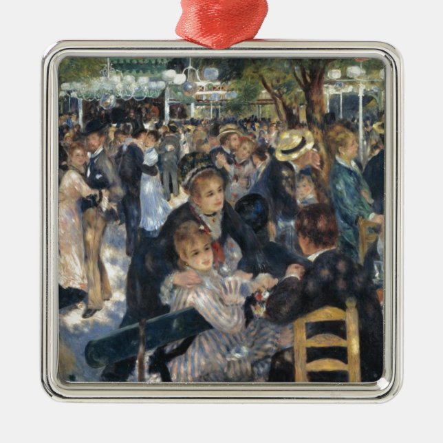 Dance at Moulin de la Galette by Renoir Julgransprydnad Metall (Framsidan)