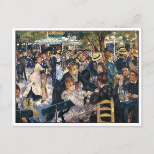 Dance at Moulin de la Galette by Renoir Vykort
