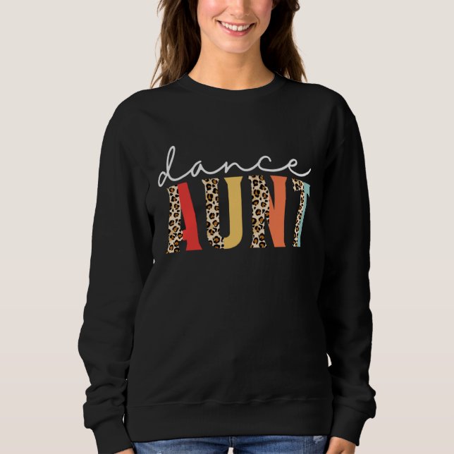 Dance Aunt  Dancer Aunt Dancing Leopard Mother s D T Shirt (Framsida)