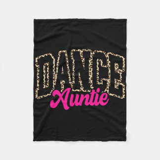 Dance Auntie Leopard Dancing Moster Life Girls Kvi Fleecefilt