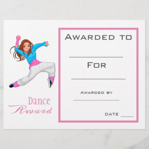 Dance Award Flickan hip hop dancer