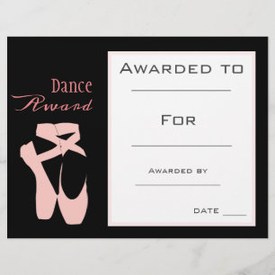 Dance Award girl ballet skor rosa dancer