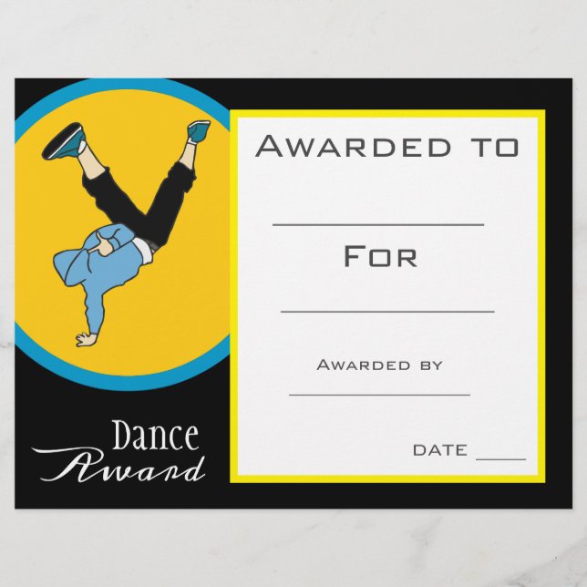 Dance Award hip hop dancer (Framsida)
