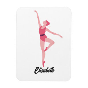 Dance ballerina-anpassning magnet