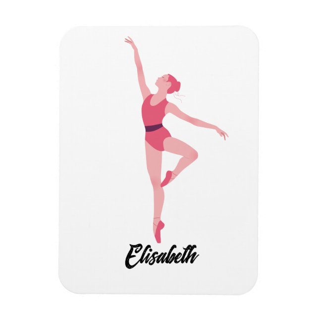 Dance ballerina-anpassning magnet (Vertikal)