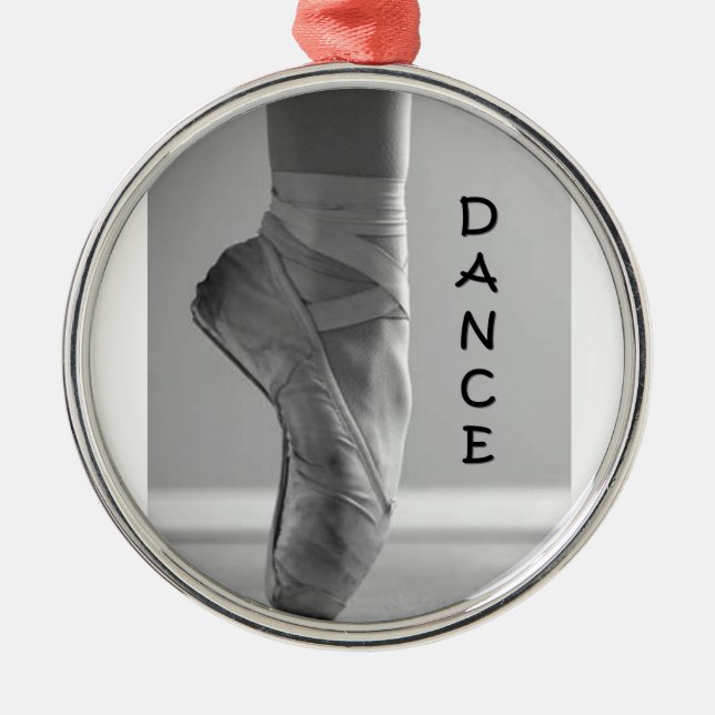 DANCE BALLERINA DANCE-ORNAMENT JULGRANSPRYDNAD METALL (Framsidan)