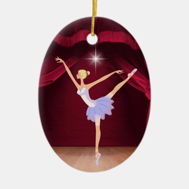 Dance Ballerina - SRF Julgransprydnad Keramik (Framsidan)