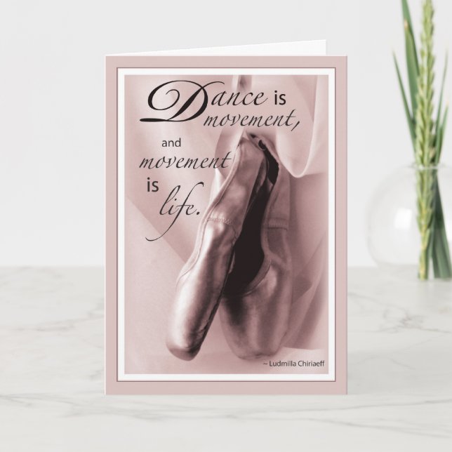 Dance Ballet Grattiss Kort (Framsida)