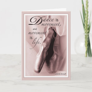 Dance Ballet Grattiss Kort