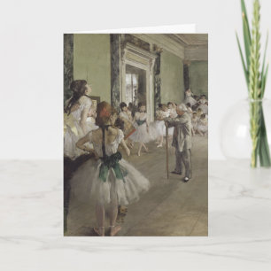 Dance / Ballet - School - Degas Painting Kort