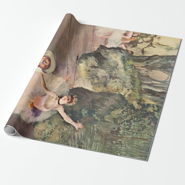 Dance / Ballet - School - Degas Painting Presentpapper (Utrullad)