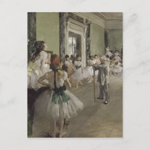 Dance / Ballet - School - Degas Painting Vykort