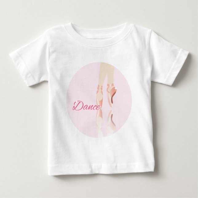 Dance Ballet Tofflor T-shirt (Framsida)