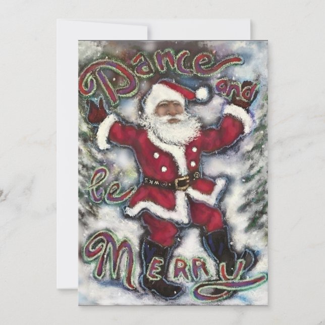Dance & Be Merry Greeting Card Inbjudningar (Framsida)