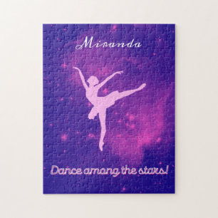 Dance between Stars Ballerina Galaxy Pussel
