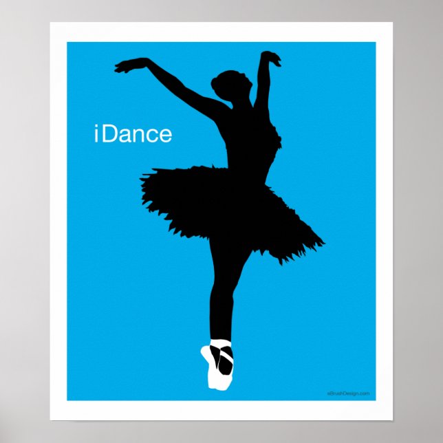 Dance (blå) poster (Framsidan)