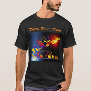 Dance Black Clubbing Music T Shirt